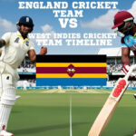England Cricket team vs West Indies Cricket team timeline